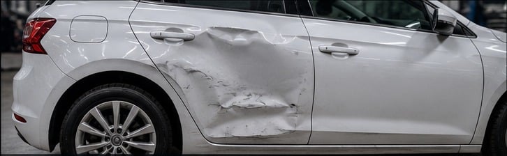 Vehicle body repairs in Sheffield for damaged side panels