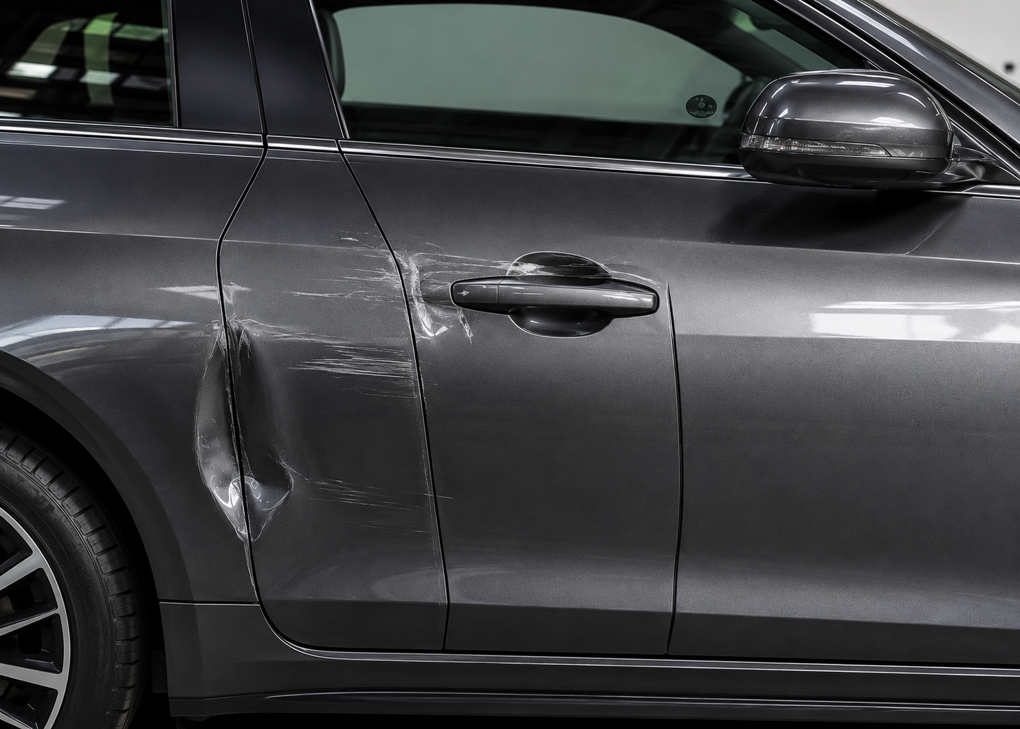Professional vehicle bodywork repair and panel refinishing
