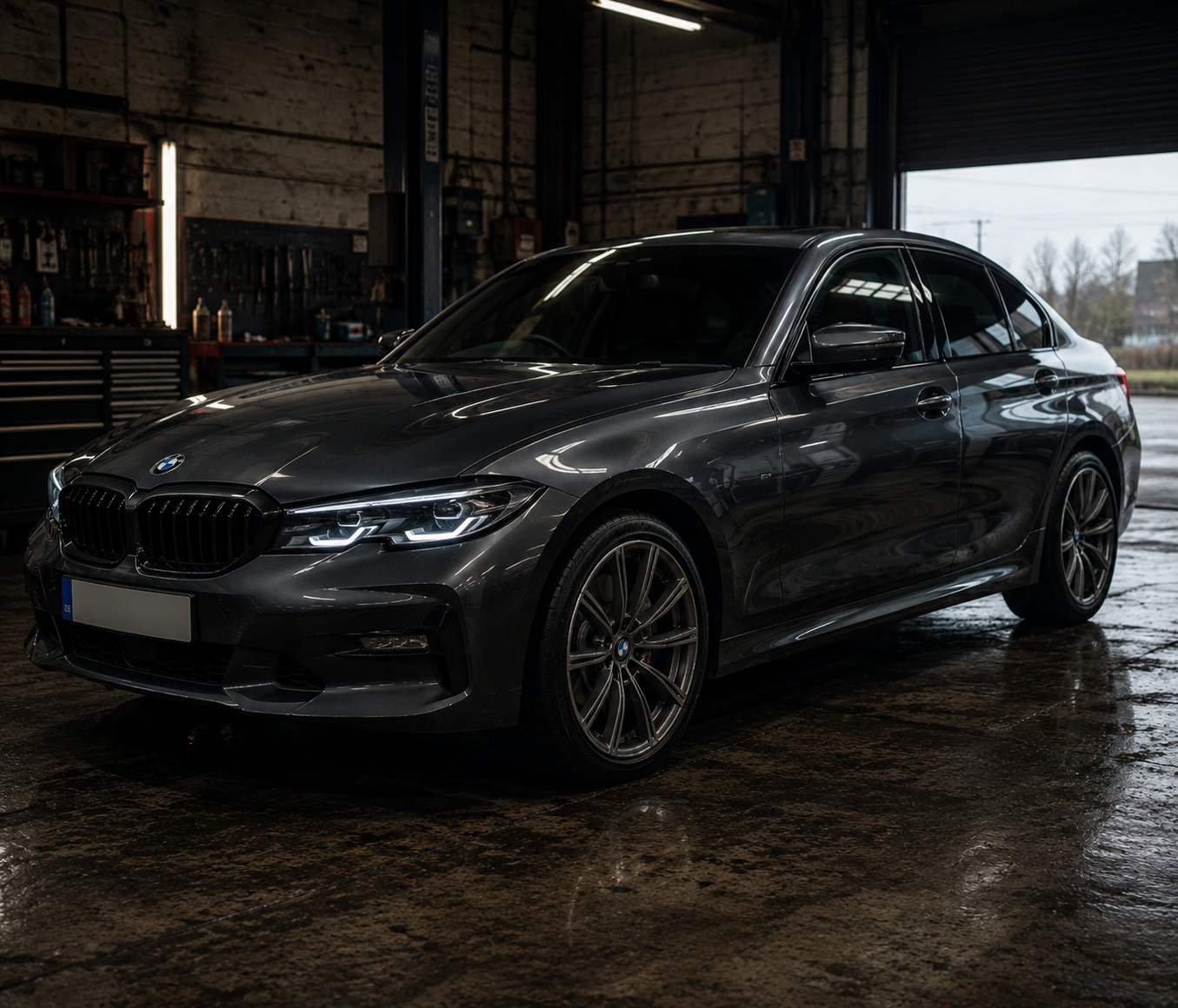 BMW 1 Series after bodywork repair