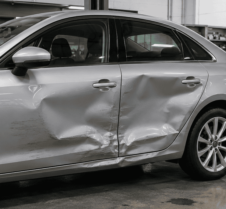 Vehicle body repairs for damaged panels in Sheffield
