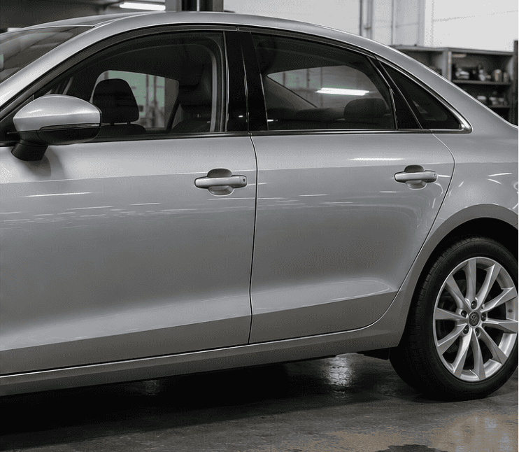 Vehicle bodywork after repair